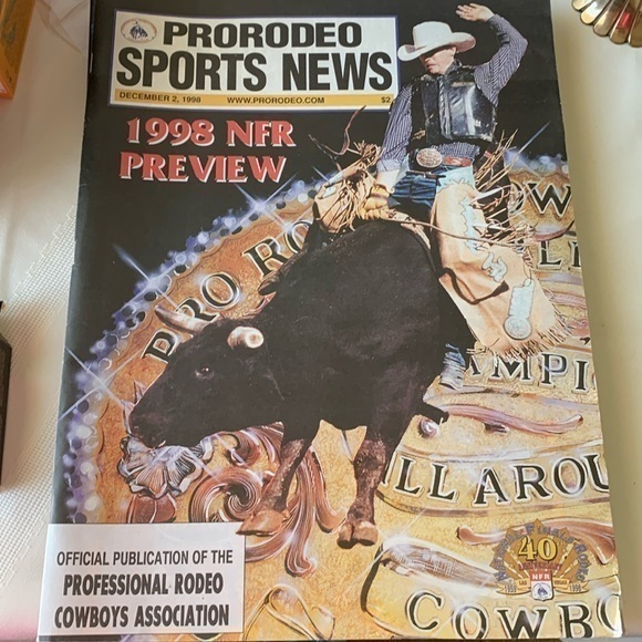 December 1998 NFR Preview Pro Rodeo Sports News. Excellent condition